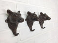 Load image into Gallery viewer, Cast Iron Bear Hooks (10 PACK)