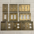 Load image into Gallery viewer, Antique Brass Switch Plates