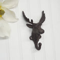Load image into Gallery viewer, Cast Iron Moose Hook