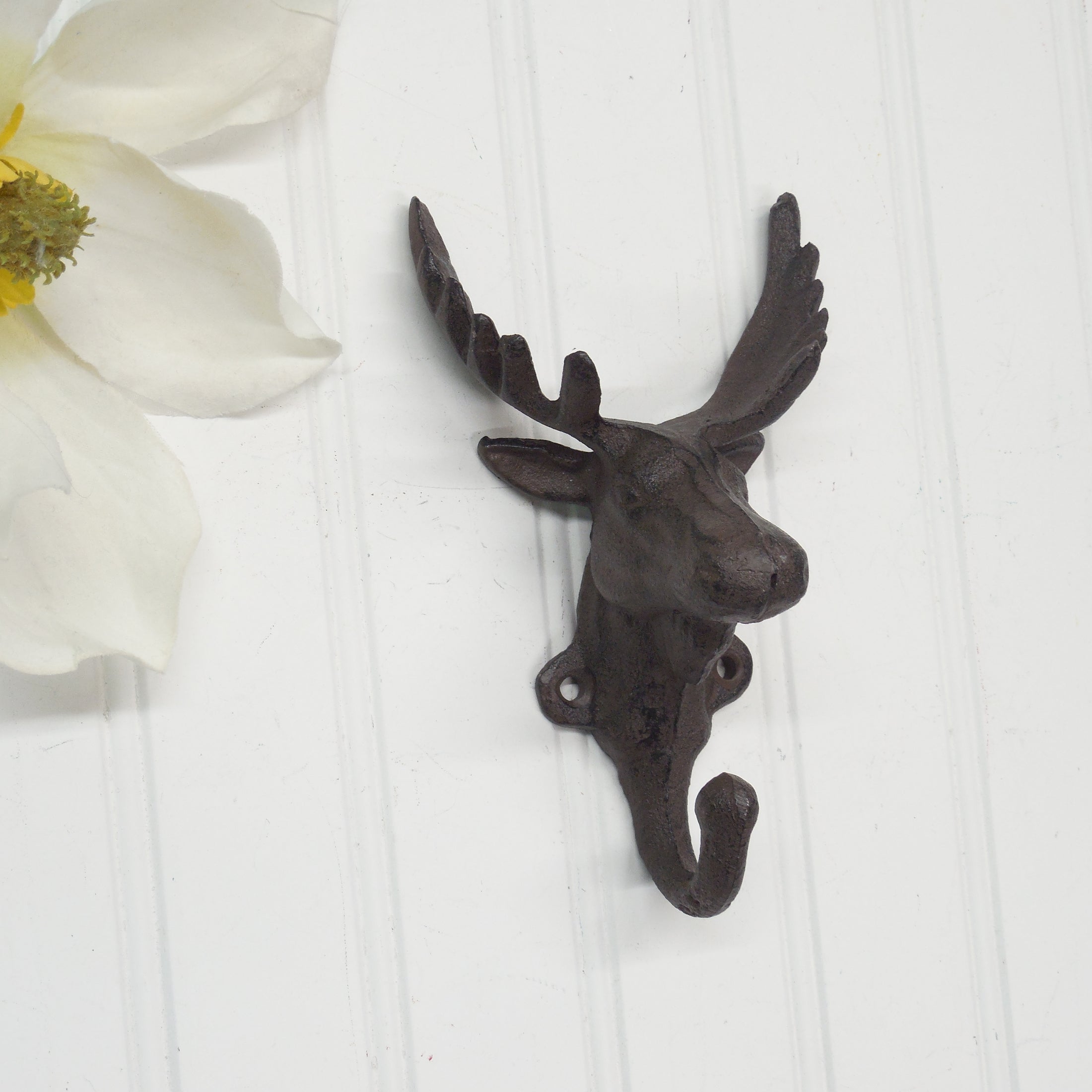 Cast Iron Moose Hook