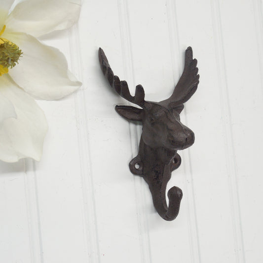 Cast Iron Moose Hook