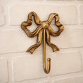 Load image into Gallery viewer, Vintage Gold Bow Hook