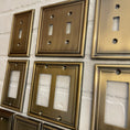 Load image into Gallery viewer, Antique Brass Switch Plates