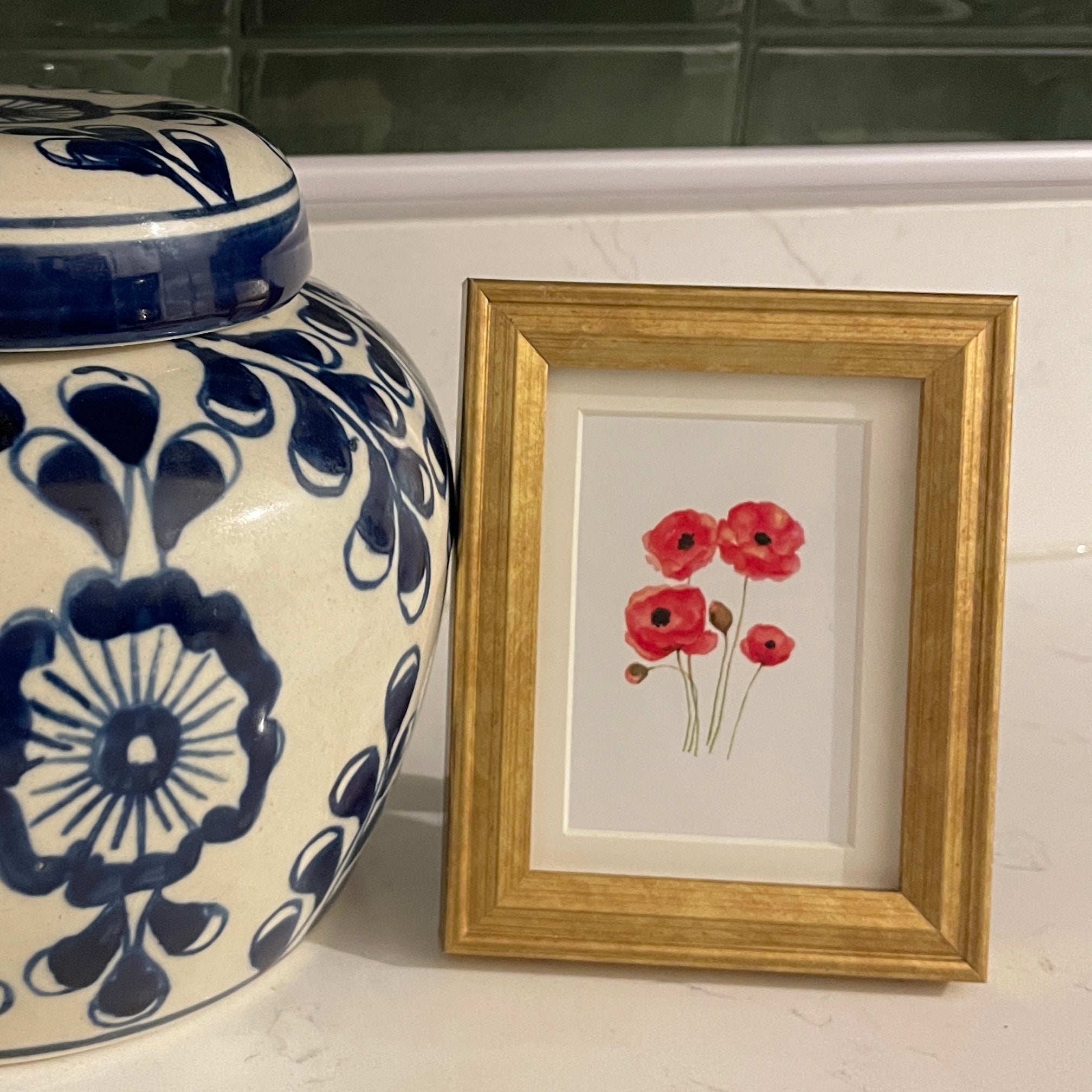 Small Framed Flower Art (24 Styles)