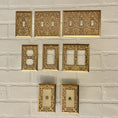 Load image into Gallery viewer, Gold Light/PlugSwitch Covers