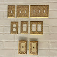 Load image into Gallery viewer, Gold Ornate Switch Covers