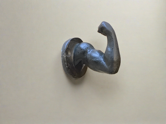 Cast Iron Muscle Arm Hook