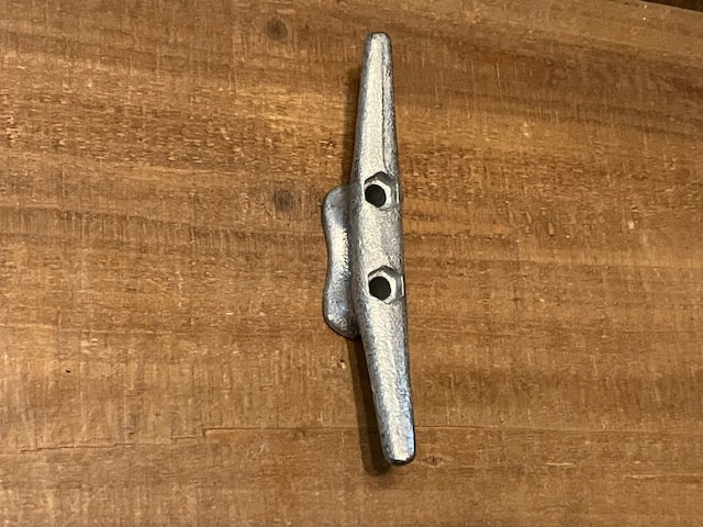 6" Silver Boat Cleat Hook