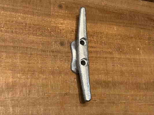 6" Silver Boat Cleat Hook