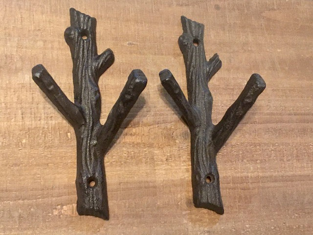 Cast Iron Branch Hook