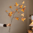 Load image into Gallery viewer, Autumn Maple Berry Branch 49.2" Tall