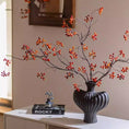 Load image into Gallery viewer, Zen Style Red Berry Stem 37.5" Tall