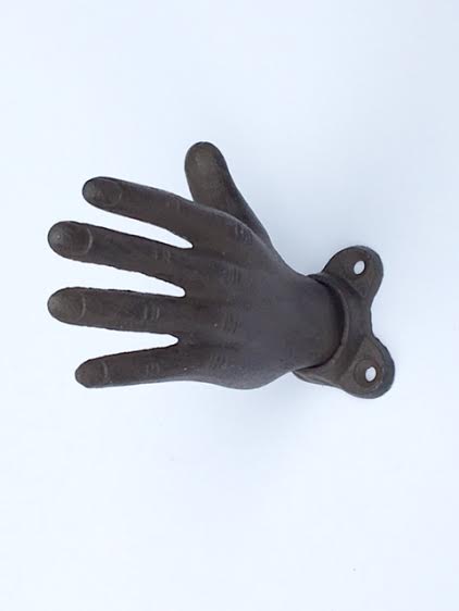 Cast Iron Hand Curtain Tie Back