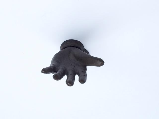 Cast Iron Hand Curtain Tie Back