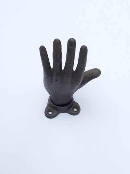 Cast Iron Hand Curtain Tie Back