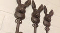 Load and play video in Gallery viewer, Cast Iron Rabbit Hook
