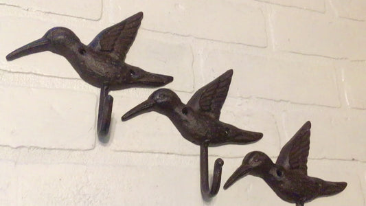 Cast Iron Humming Bird Hook