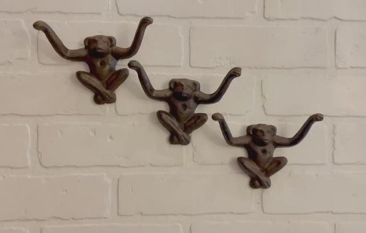 Cast Iron Monkey Hook