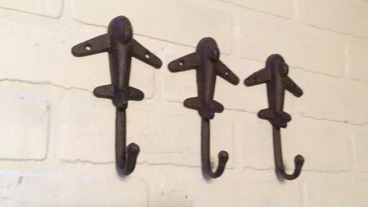 Cast Iron Airplane Hook