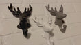 Load and play video in Gallery viewer, Deer Hook(18 Colors), Wall Hook, Towel Hook, Coat Hook, Hunting, Mancave, Rustic Wall Decor, Shabby Store