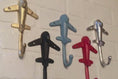 Load and play video in Gallery viewer, Airplane Hook(18 Colors), Plane Wall Decor, Jet Hook, Kids Coat Hook, Pilot, Flight Attendant Gift, Coat Hook, Hooks for Wall, Towel Hook