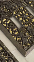Load and play video in Gallery viewer, Antique Brass Switch Plates