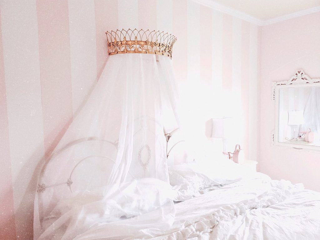 Crown Canopy(18 Colors), Bed Canopy, Princess Decor, Royal Room Decor, Queen Decor, The Shabby Store
