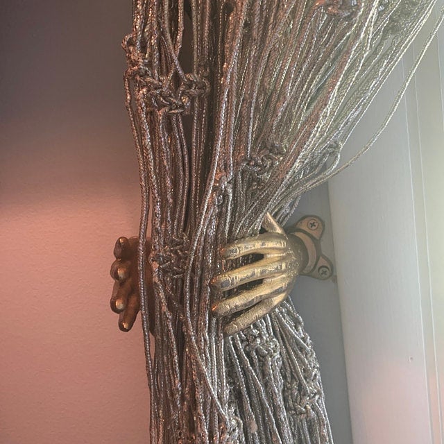 Hand Curtain Tie Back(18 Colors), Curtain Holdback, Wall Hooks, Wall Hook, Coat Hook, Curtain Tie backs, Curtain Tieback