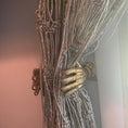 Load image into Gallery viewer, Hand Curtain Tie Back(18 Colors), Curtain Holdback, Wall Hooks, Wall Hook, Coat Hook, Curtain Tie backs, Curtain Tieback