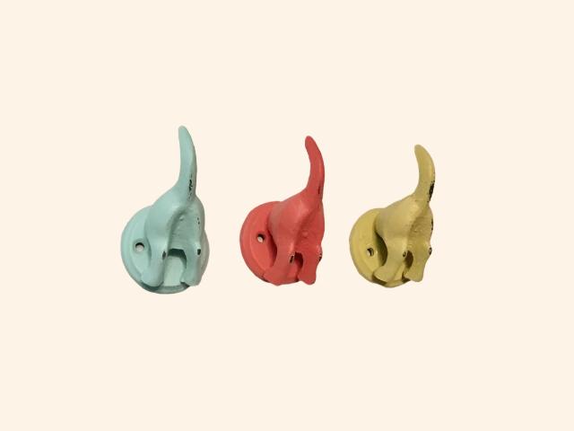 Dog leash holder for wall, dog leash holder, dog leash hook, dog tail hook, dog décor, dog butt hook, the shabby store