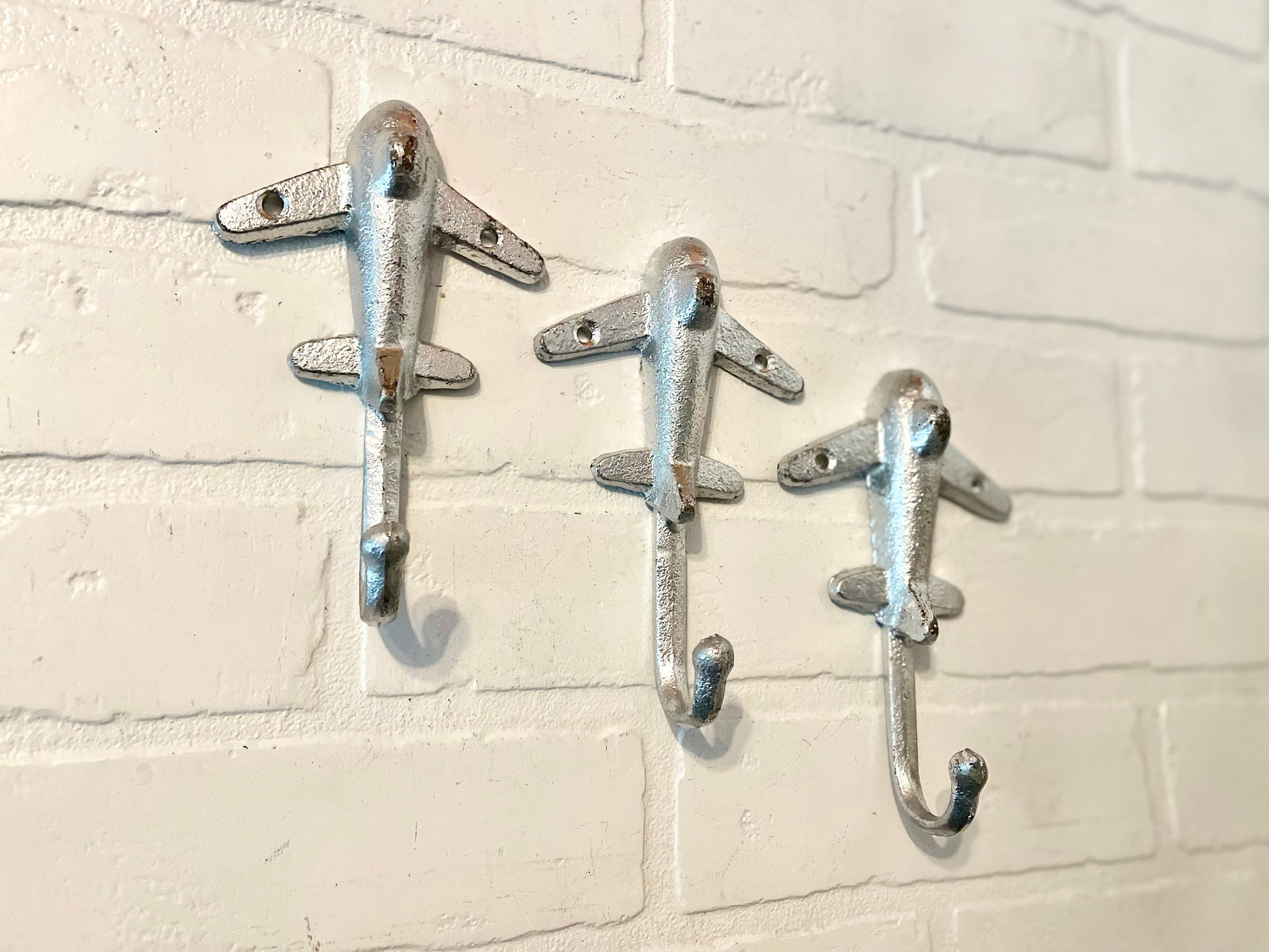 Airplane Hook(18 Colors), Plane Wall Decor, Jet Hook, Kids Coat Hook, Pilot, Flight Attendant Gift, Coat Hook, Hooks for Wall, Towel Hook