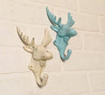 Load image into Gallery viewer, Moose Wall Hook(18 Colors), Moose, Cabin Decor, Coat Hooks, Moose Hook, Towel Hooks