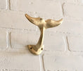 Load image into Gallery viewer, Whale Tail Curtain Tieback(18 Colors),Curtain Holdbacks, Nautical Tiebacks, Whale Tail Hook, Nautical Hooks, Towel Hooks