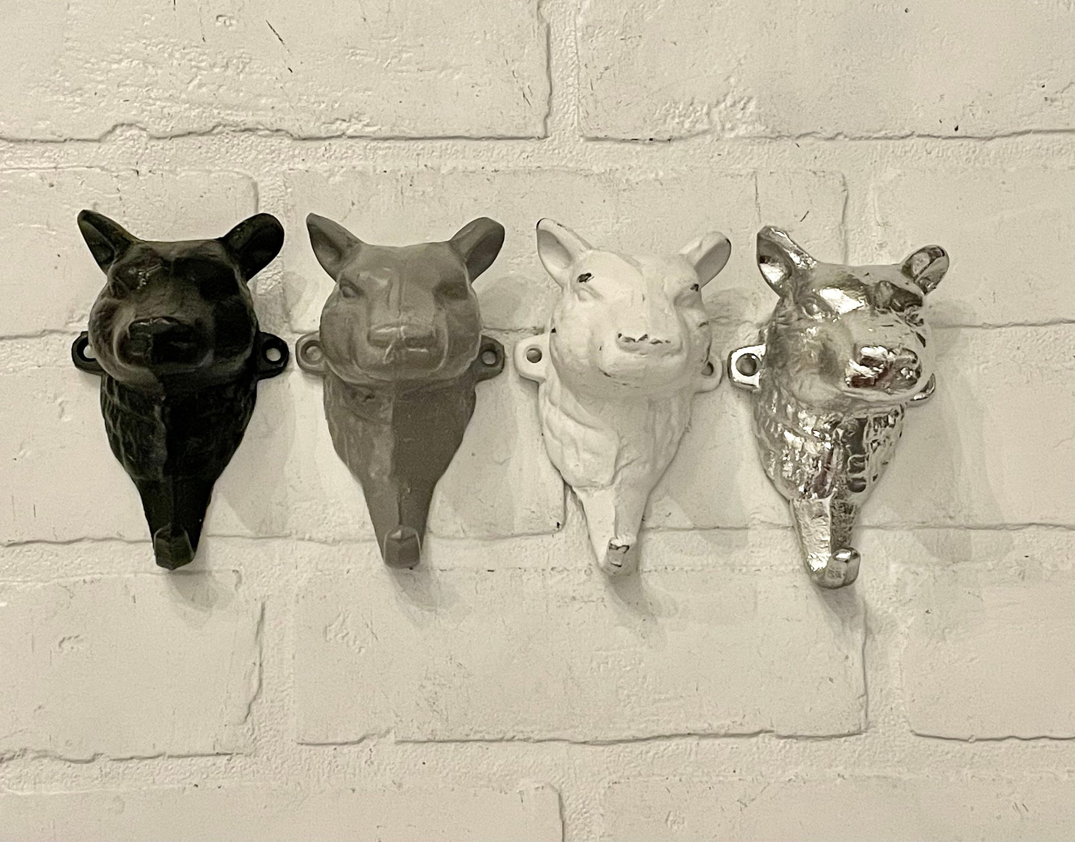 Bear Wall Hook(18 Colors), Cabin Wall Hook, Coat Hook, Towel Hook, Animal Wall Hook, Lodge Decor, Bears
