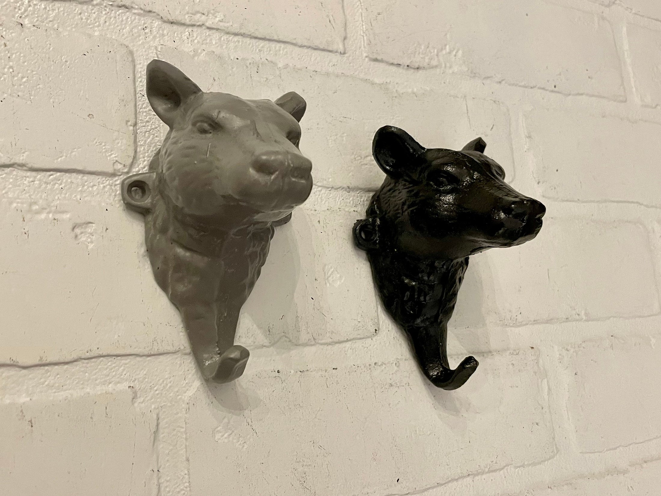 Bear Wall Hook(18 Colors), Cabin Wall Hook, Coat Hook, Towel Hook, Animal Wall Hook, Lodge Decor, Bears