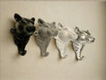 Load image into Gallery viewer, Bear Wall Hook(18 Colors), Cabin Wall Hook, Coat Hook, Towel Hook, Animal Wall Hook, Lodge Decor, Bears