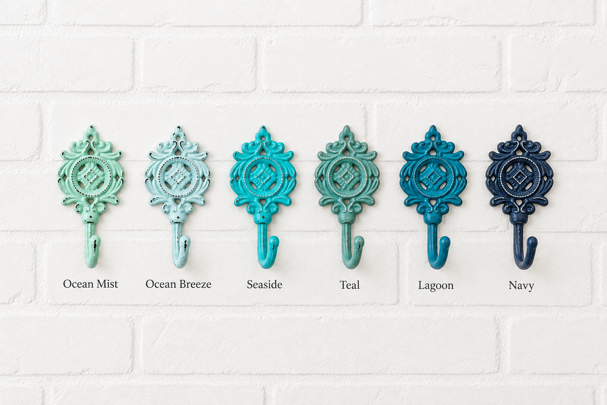 Shabby Chic Wall Hook (18 Colors)