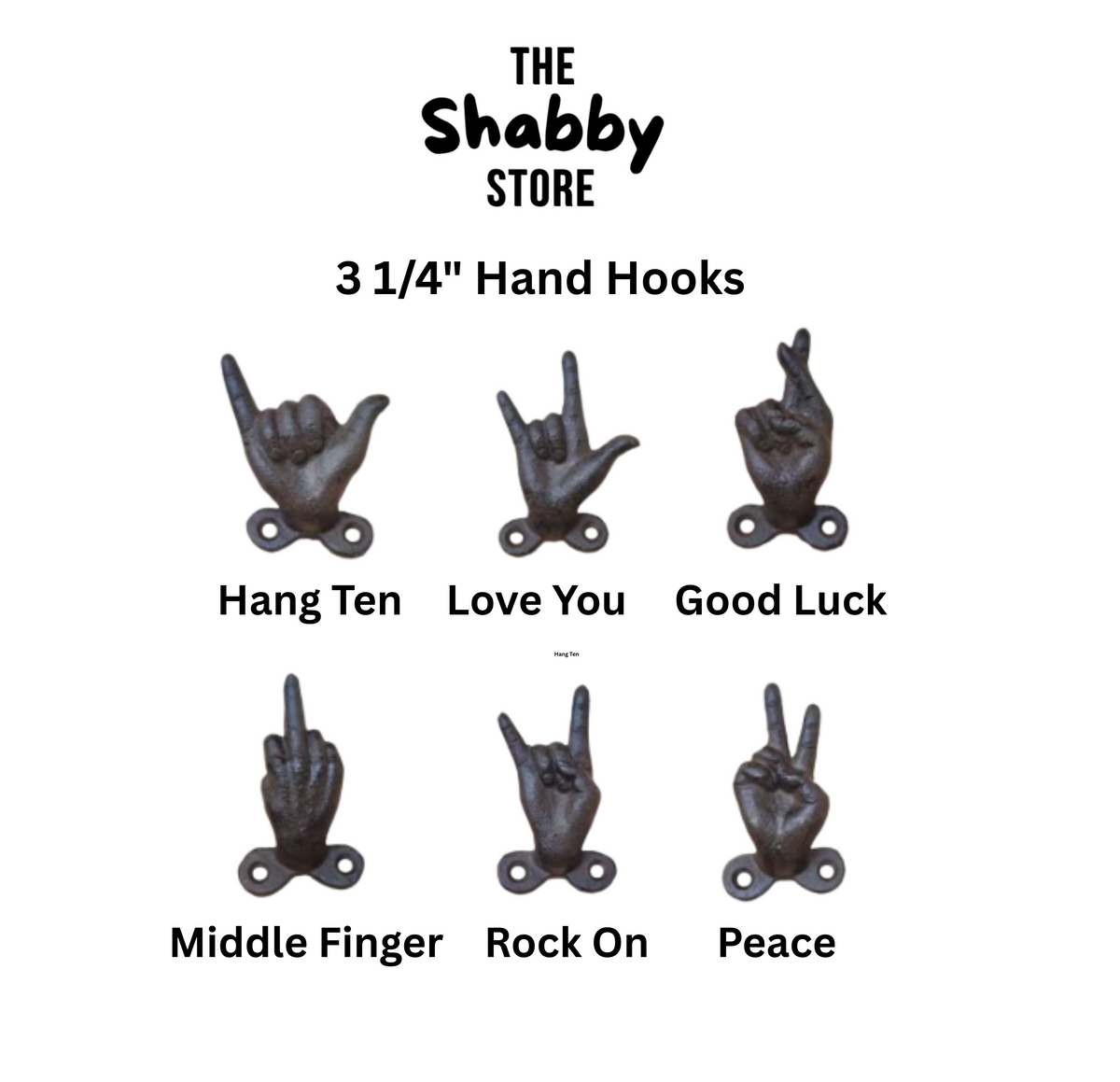 Small Hand Gesture Hooks (6 Styles)