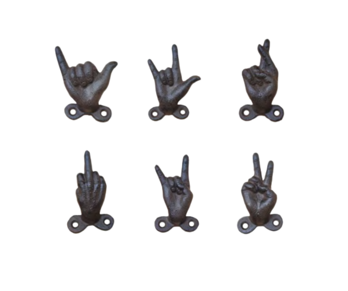 Small Hand Gesture Hooks (6 Styles)