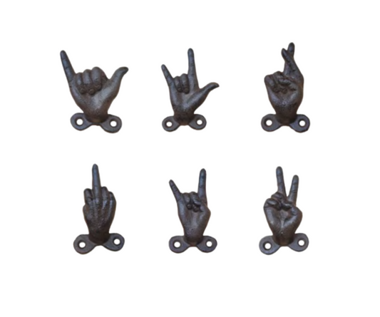 Small Hand Gesture Hooks (6 Styles)