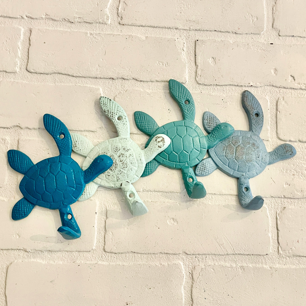 Cast Iron Sea Turtle Hook (18 Colors)