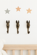 Load image into Gallery viewer, Antique Brass Bunny Rabbit Hook
