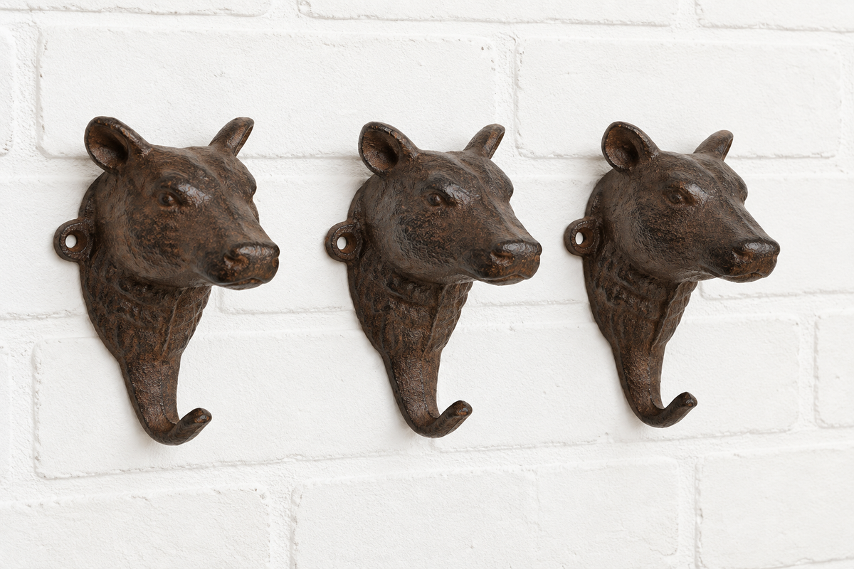 Cast Iron Bear Hook