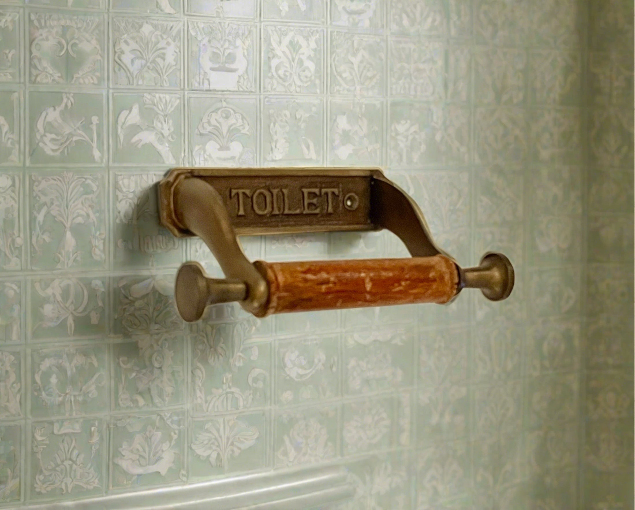Retro Brass Toilet Paper Holder