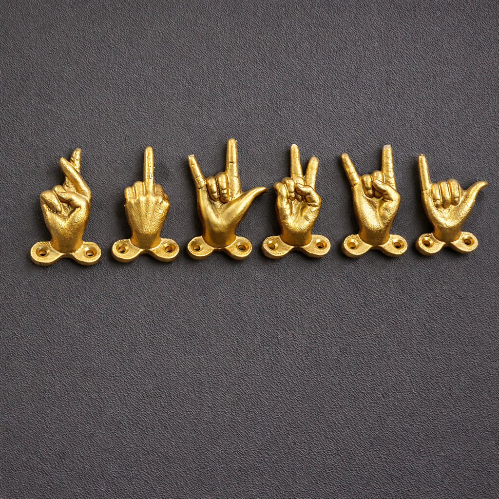 Small Hand Wall Hook (6 Styles and 18 Colors)