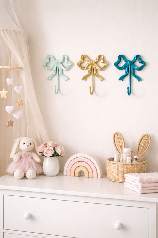 Bow Wall Hook (18 Colors)