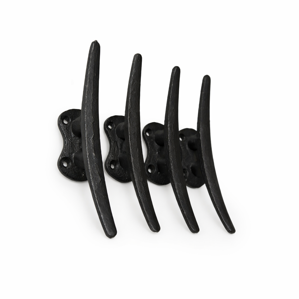 5 3/4" Black Boat Cleat Hook
