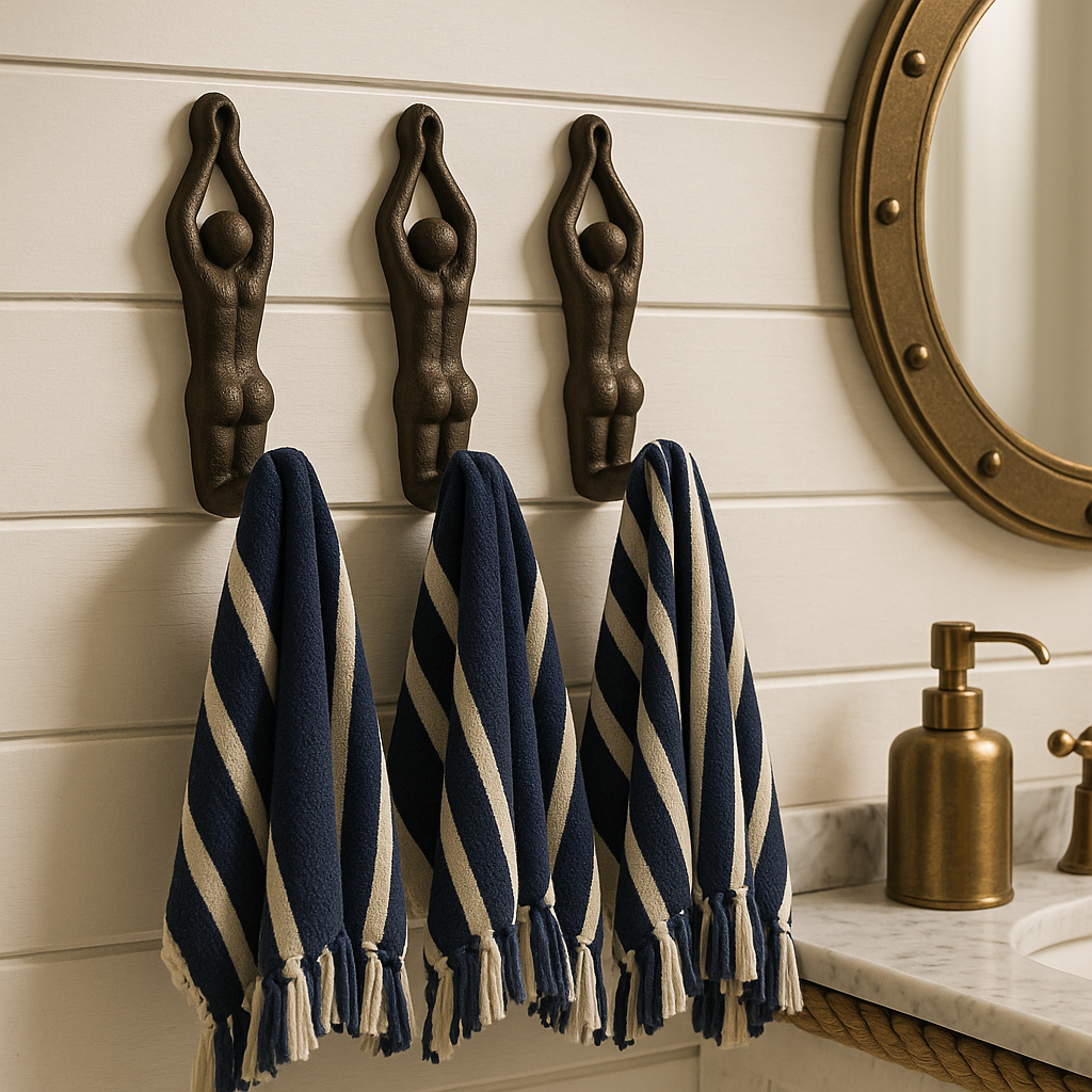 Cast Iron Diver Wall Hook