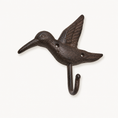 Load image into Gallery viewer, Cast Iron Hummingbird Hook

