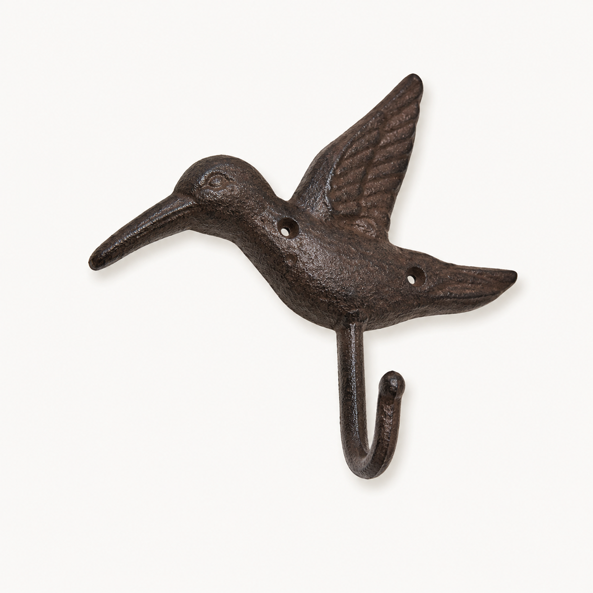Cast Iron Hummingbird Hook